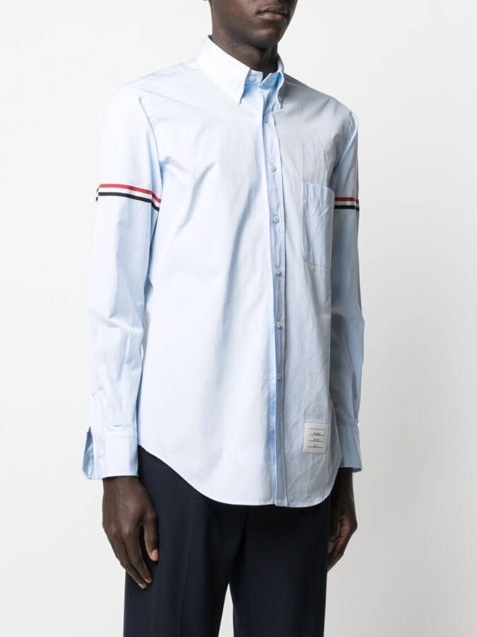Thom Browne Overhemd met korte mouwen Blauw