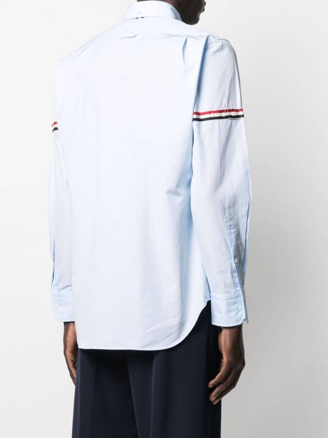 Thom Browne Overhemd met korte mouwen Blauw