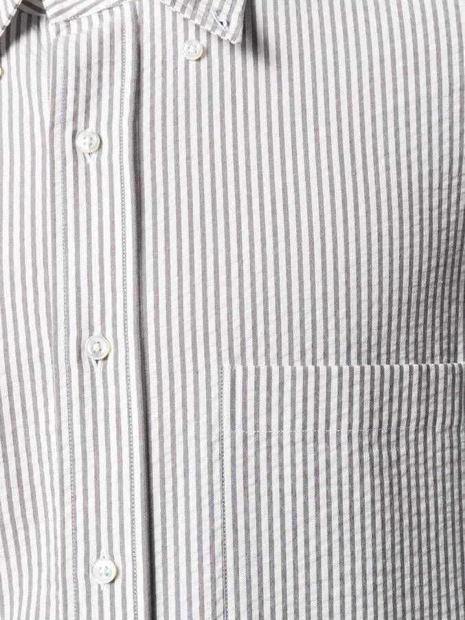 Thom Browne Overhemd met korte mouwen Grijs