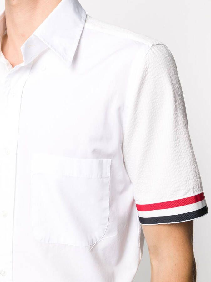 Thom Browne Overhemd met korte mouwen Wit