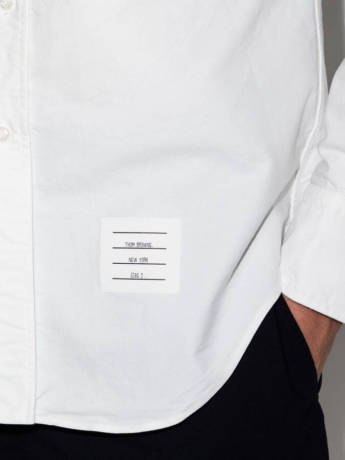 Thom Browne Overhemd met lange mouwen Wit