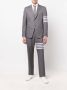Thom Browne Pantalon met vier strepen Grijs - Thumbnail 2