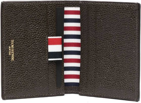 Thom Browne Bewerkte portemonnee Bruin