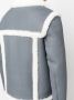Thom Browne Pilotenjack met lammy afwerking Grijs - Thumbnail 5
