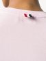 Thom Browne Piqué T-shirt Roze - Thumbnail 5