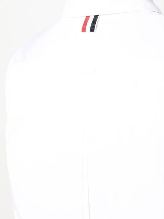 Thom Browne Blousejurk met geplooid detail Wit