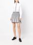 Thom Browne Plooirok met chevron streep Grijs - Thumbnail 2