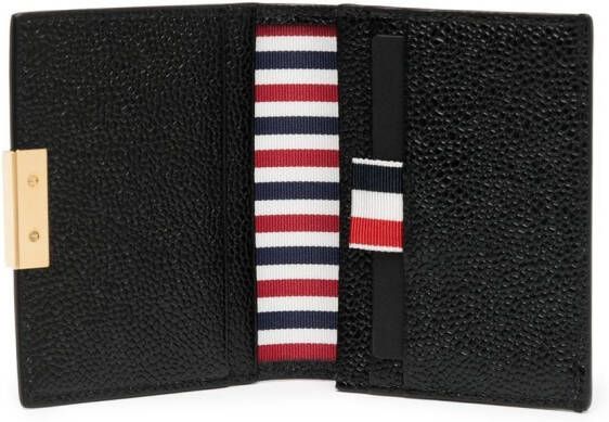 Thom Browne Portemonnee met logoplakkaat Zwart