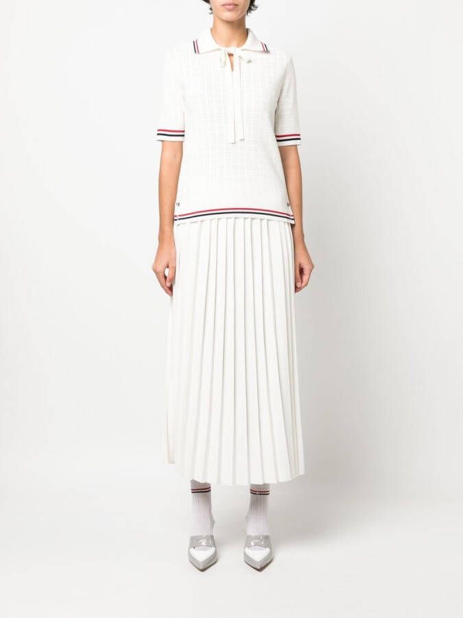 Thom Browne Poloshirt Wit