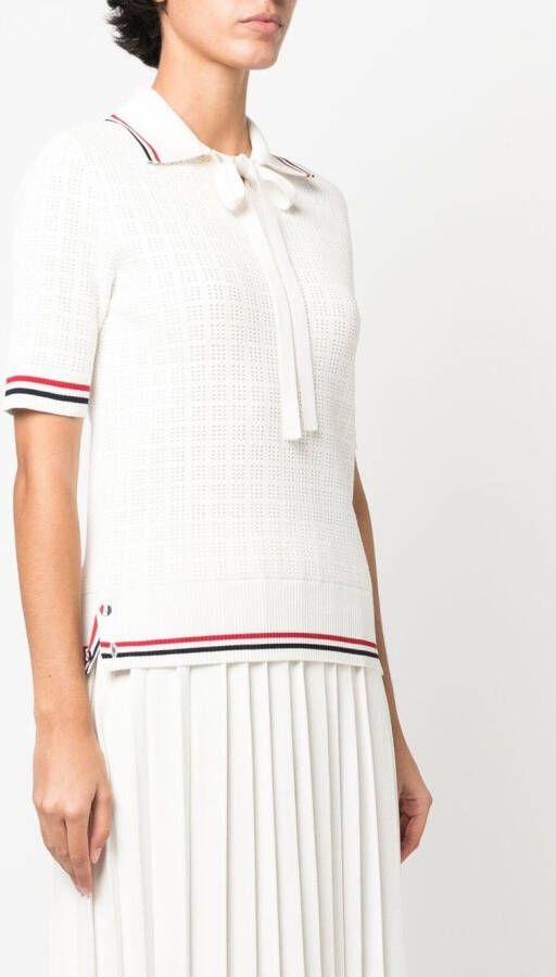 Thom Browne Poloshirt Wit