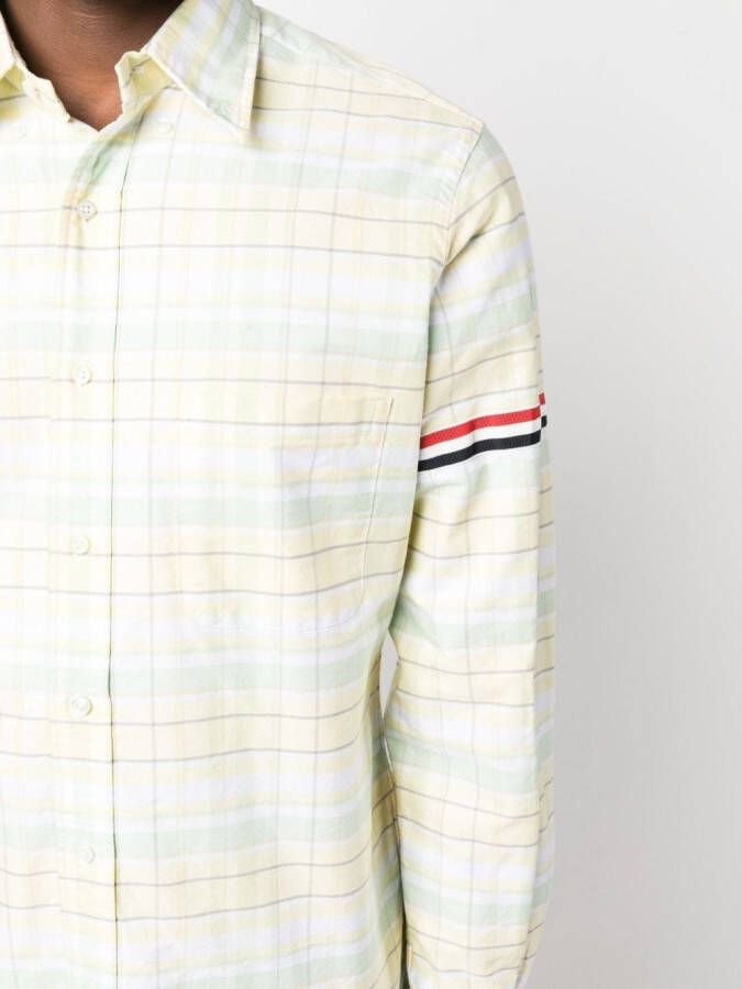 Thom Browne Overhemd met RWB-streep Geel