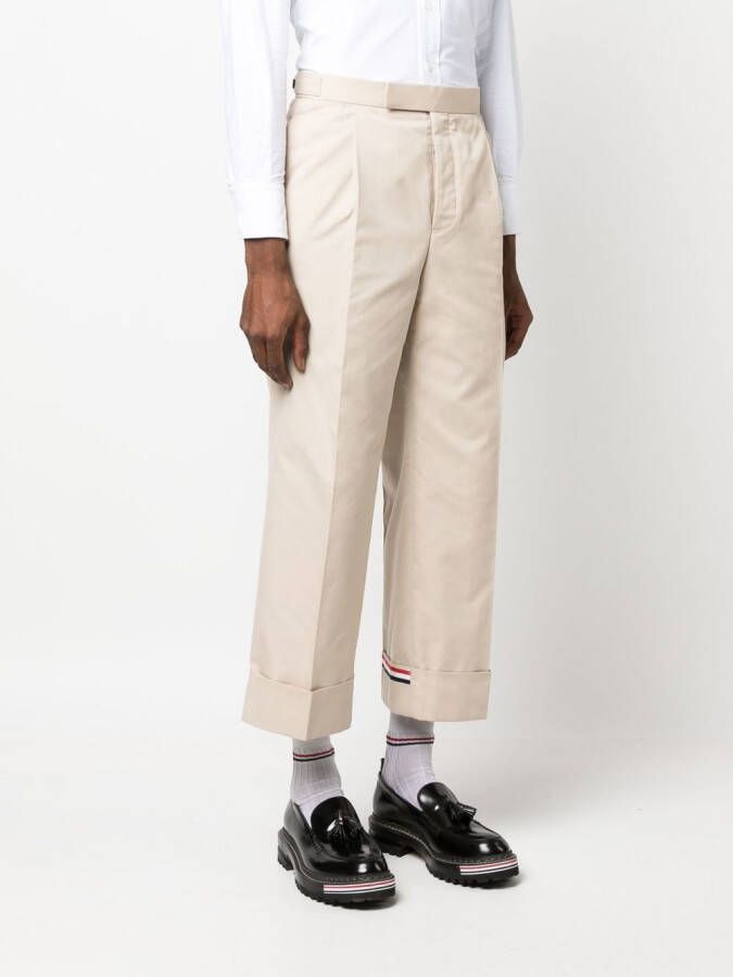 Thom Browne Pantalon Beige