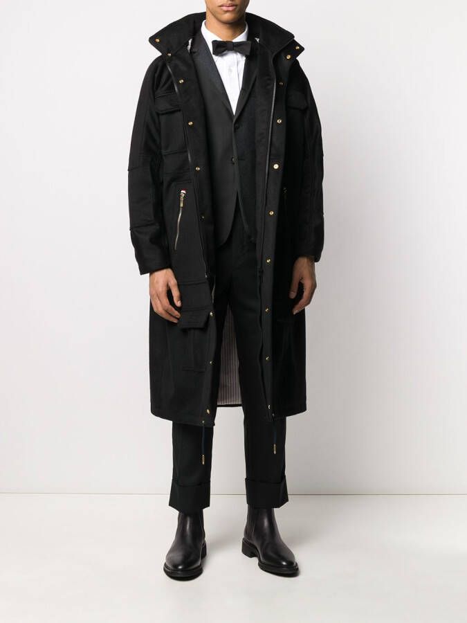 Thom Browne Satijnen overhemd Wit