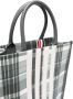 Thom Browne Shopper met 4 strepen Grijs - Thumbnail 4