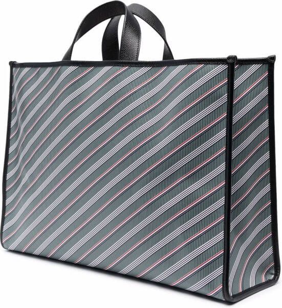 Thom Browne Shopper met monogram Grijs