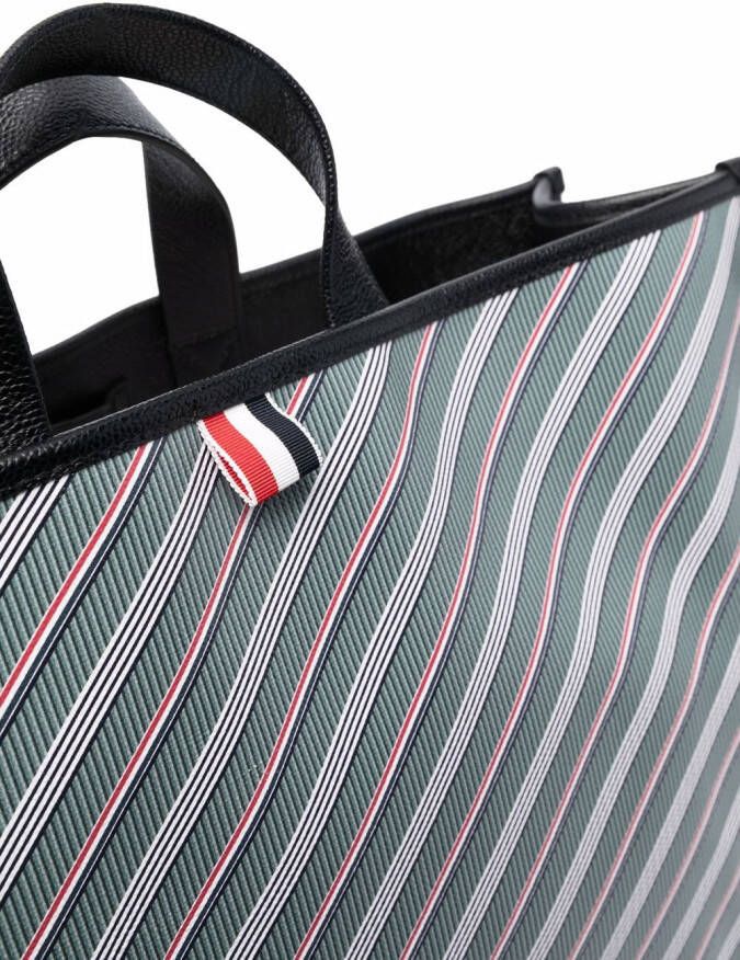Thom Browne Shopper met monogram Grijs