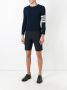 Thom Browne Short Crewneck Pullover With 4-Bar Stripe In Navy Blue Cashmere Blauw - Thumbnail 2