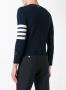 Thom Browne Short Crewneck Pullover With 4-Bar Stripe In Navy Blue Cashmere Blauw - Thumbnail 4