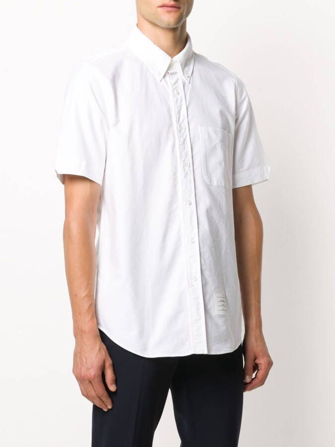 Thom Browne Overhemd met afwerking Wit