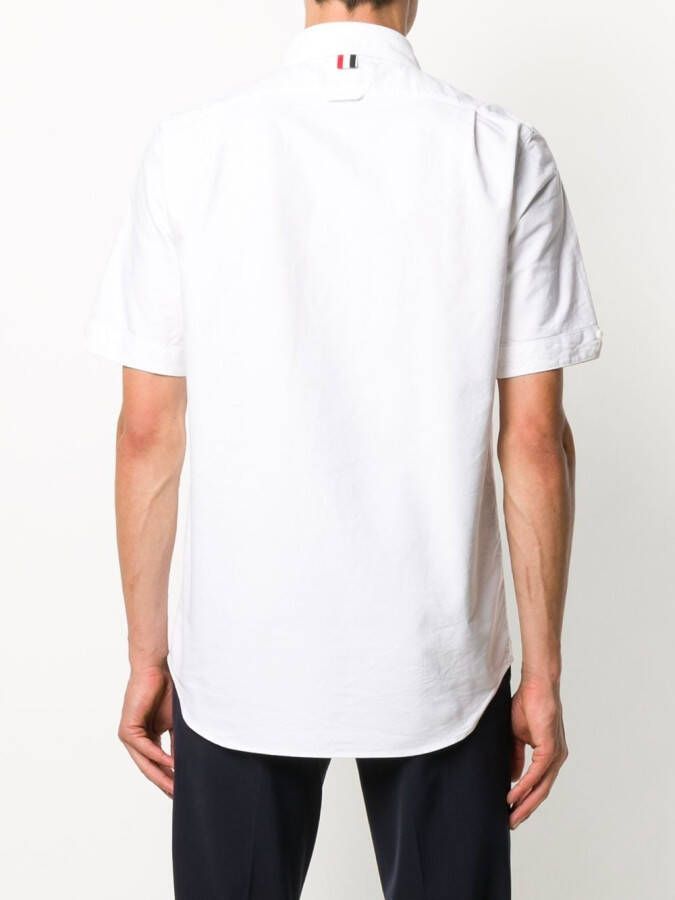 Thom Browne Overhemd met afwerking Wit