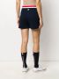 Thom Browne Shorts met geribbelde tailleband Blauw - Thumbnail 3