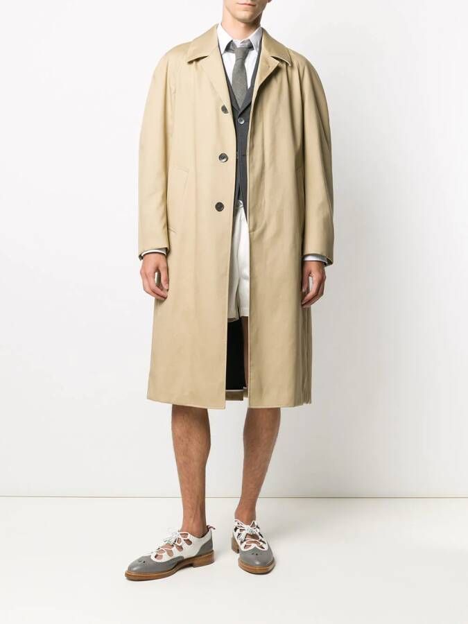 Thom Browne Shorts met trekkoordtaille Wit