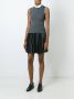 Thom Browne Sleeveless Crewneck Shell Top With 4-Bar Stripe In Dark Grey Cashmere Grijs - Thumbnail 2