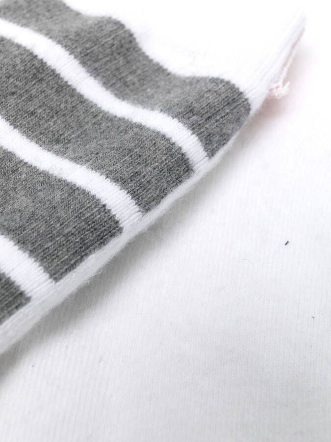 Thom Browne Sokken met vier strepen Wit