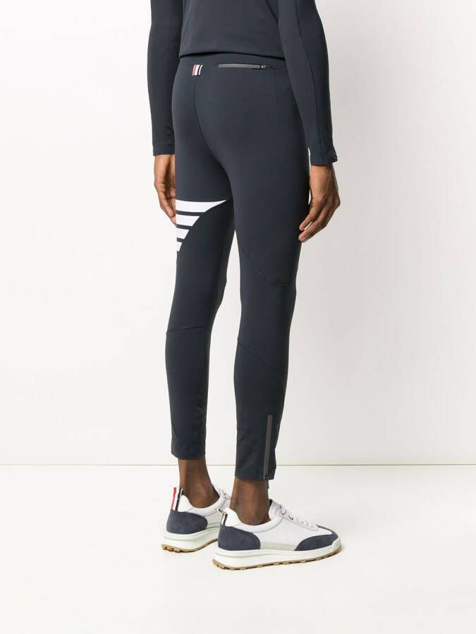 Thom Browne Sportlegging met 4 strepen Blauw