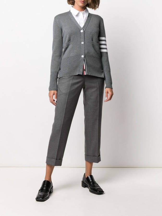Thom Browne Straight broek Grijs