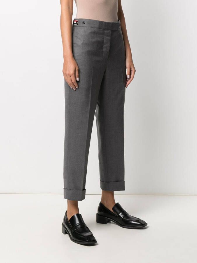 Thom Browne Straight broek Grijs