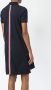 Thom Browne Striped Cotton Pique Polo Dress Blauw - Thumbnail 4