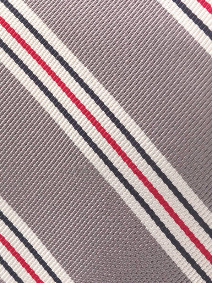 Thom Browne Stropdas met gestreept jacquard Grijs