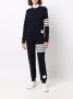 Thom Browne Sweater met 4 strepen Blauw - Thumbnail 2