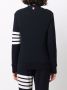 Thom Browne Sweater met 4 strepen Blauw - Thumbnail 4