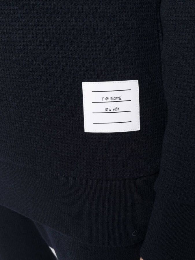 Thom Browne Sweater met 4 strepen Blauw