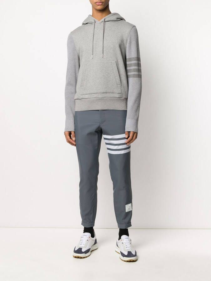 Thom Browne Sweater met capuchon Grijs