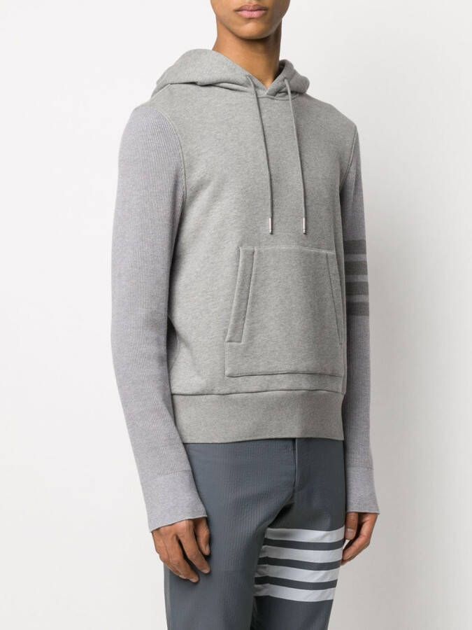 Thom Browne Sweater met capuchon Grijs