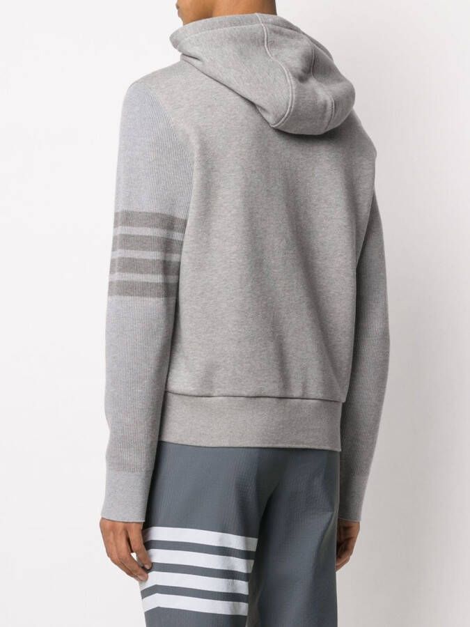 Thom Browne Sweater met capuchon Grijs