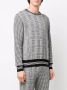 Thom Browne Sweater met pied-de-poule print Zwart - Thumbnail 3