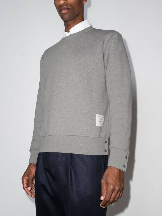 Thom Browne Sweater met RWB-streep Grijs