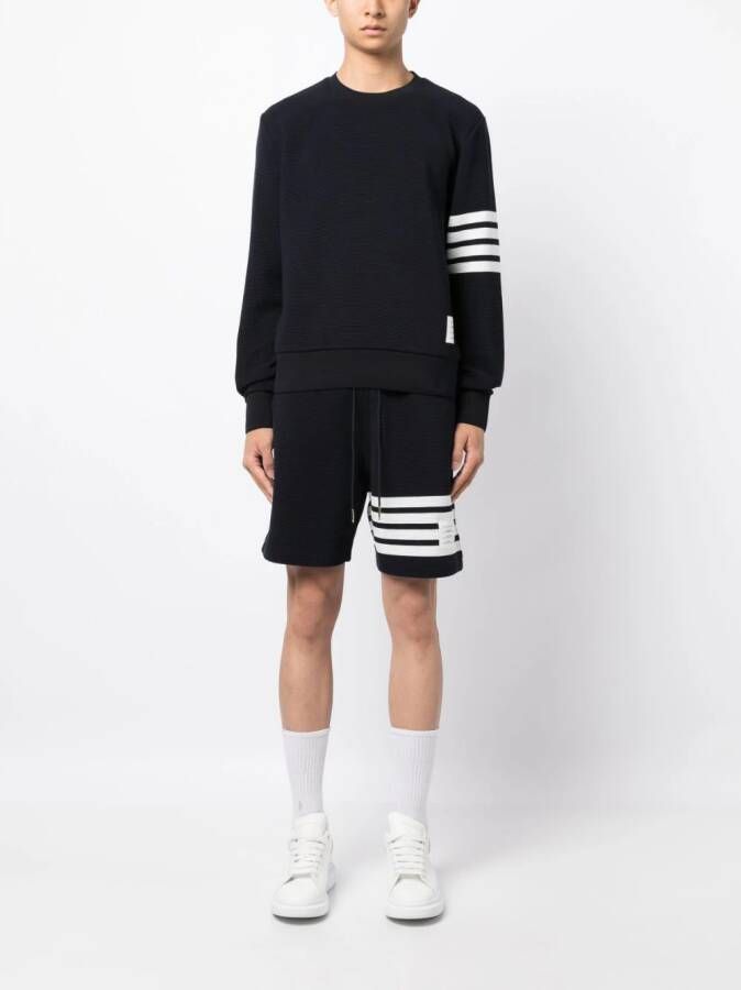 Thom Browne Sweater met vier strepen Blauw
