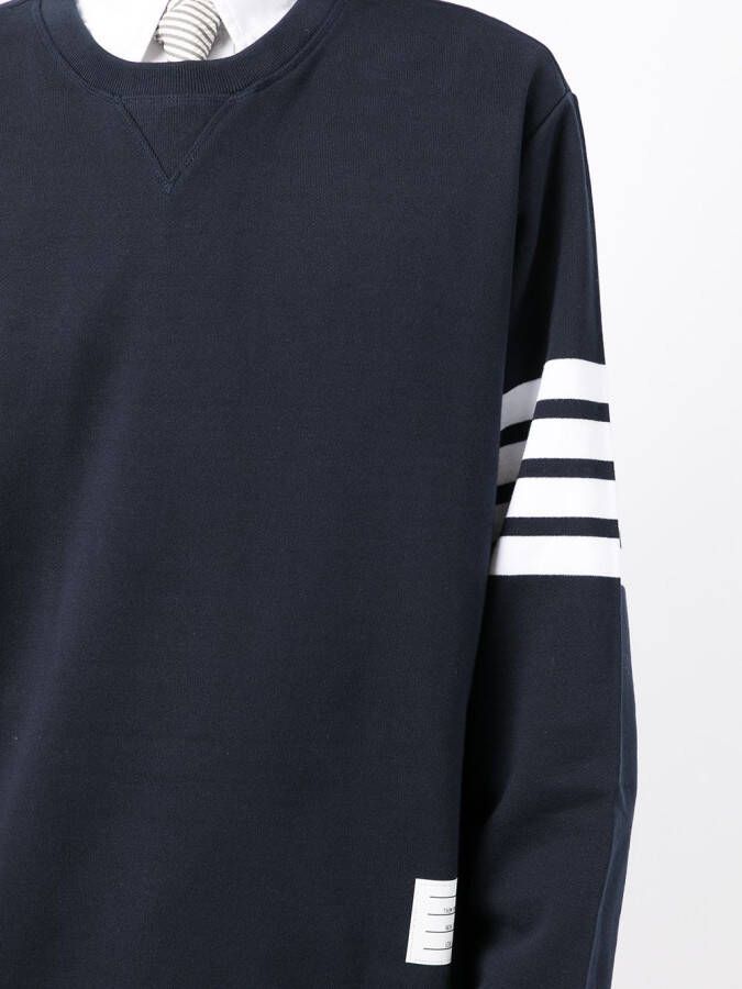Thom Browne Sweater met vier strepen Blauw
