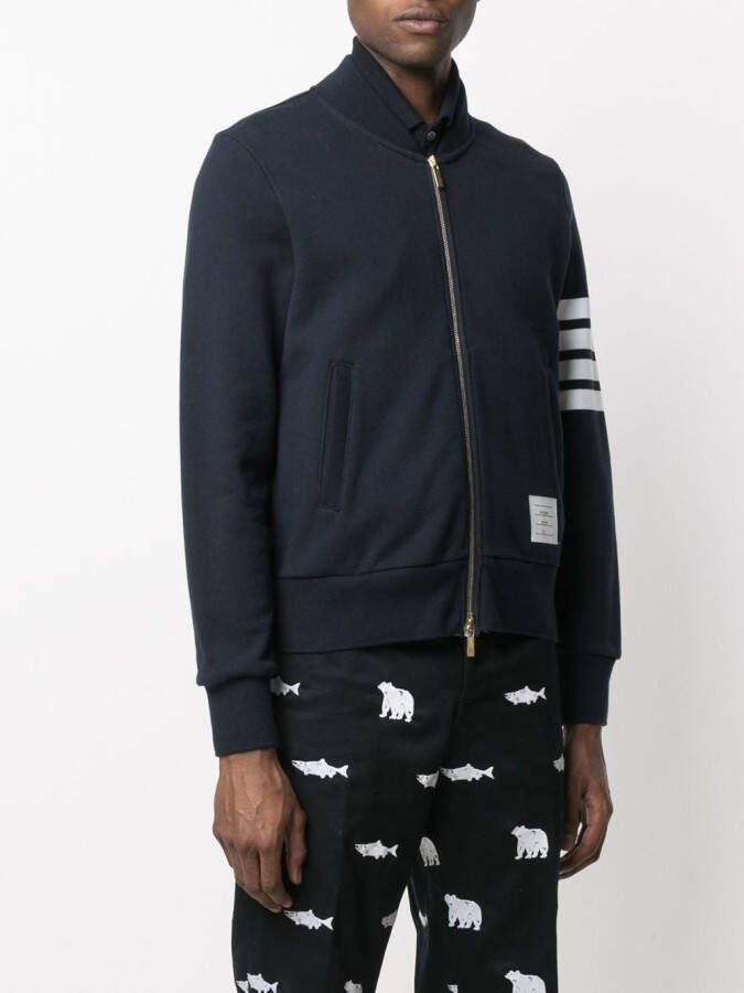 Thom Browne Sweater met zijstreep Blauw