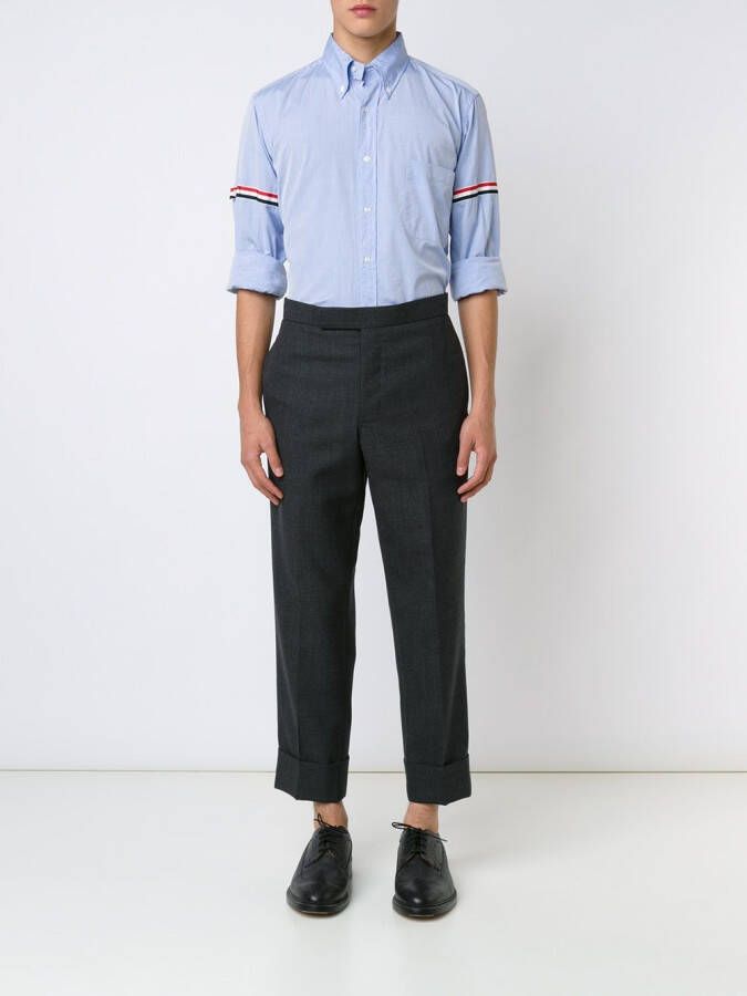 Thom Browne T-shirt Blauw