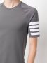 Thom Browne T-shirt met 4 strepen Grijs - Thumbnail 5