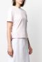 Thom Browne T-shirt met asymmetrische afwerking 680 LT PINK - Thumbnail 3