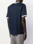 Thom Browne T-shirt met contrasterende afwerking Blauw - Thumbnail 4