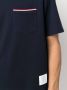 Thom Browne T-shirt met korte mouwen Blauw - Thumbnail 5