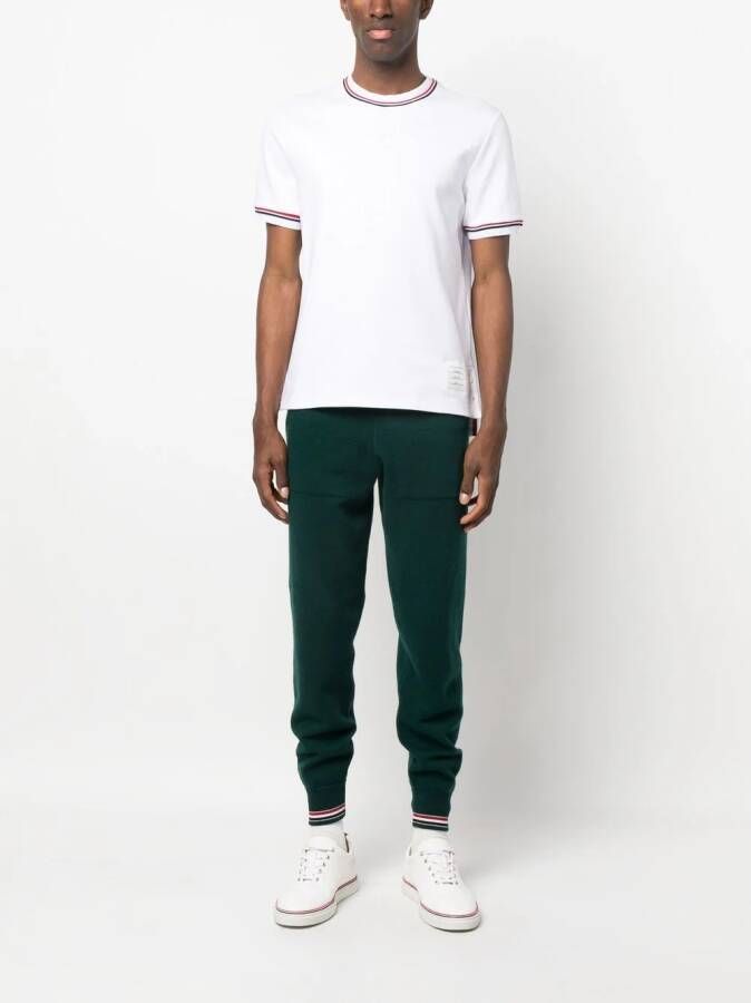 Thom Browne T-shirt met logopatch Wit